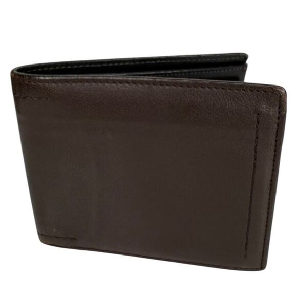 Lanvin Wallet Brown Leather Bi-fold with Coin Pocket - Picture 9 of 9